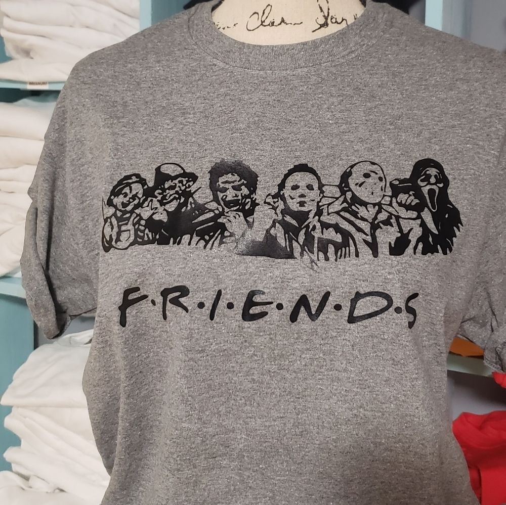 Friends Halloween Adult Tee Size M